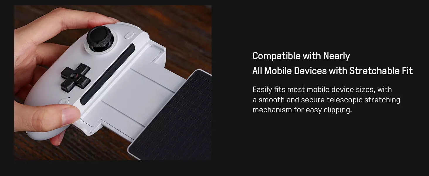 New 8Bitdo Ultimate Mobile Gaming Controller Bluetooth Hall Joystick For Android