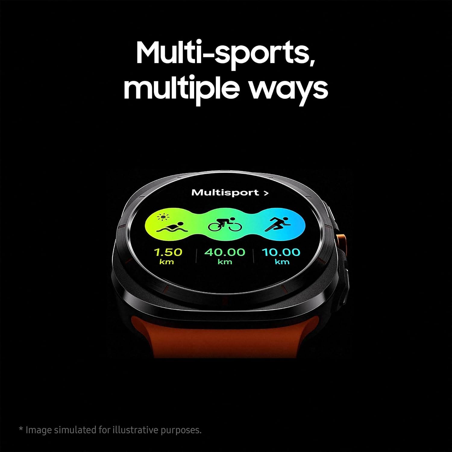 New Global version Samsung Galaxy Watch Ultra White with Galaxy AI Smart Watch 47mm Health Monitoring Fitness Tracker