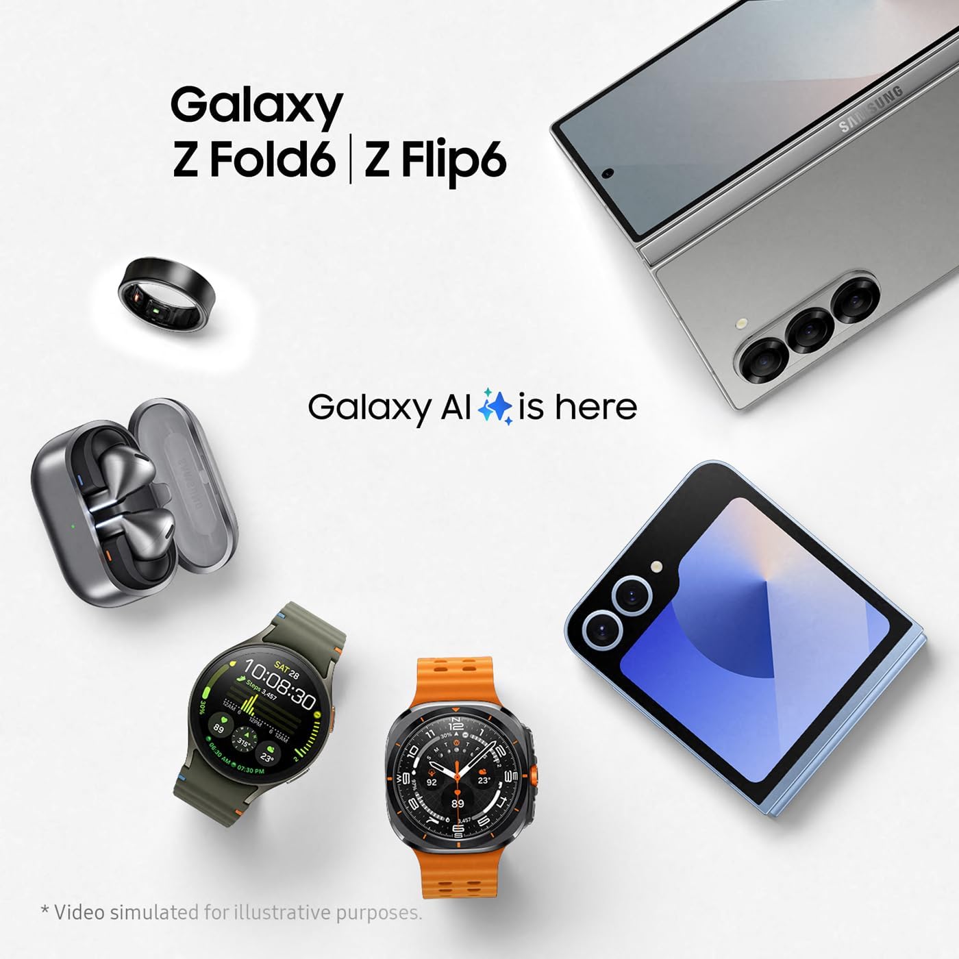 New Global version Samsung Galaxy Buds3 Pro AI Wireless Earbuds Noise Cancelling Bluetooth 360 Audio Hi-Fi Sound Earphones