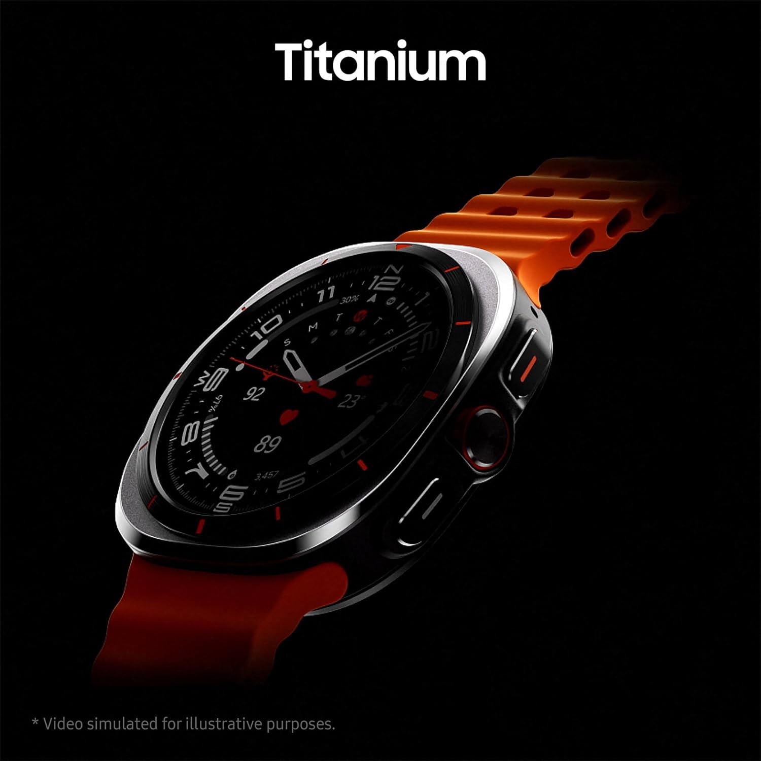 New Global version Samsung Galaxy Watch Ultra White with Galaxy AI Smart Watch 47mm Health Monitoring Fitness Tracker