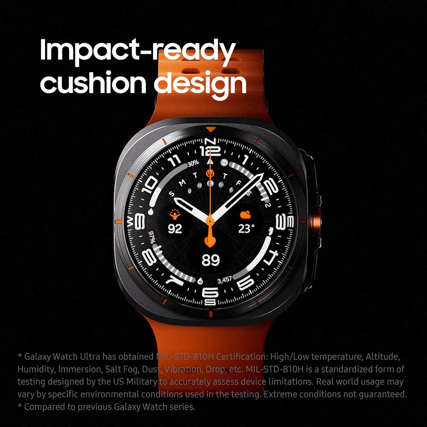 New Global version Samsung Galaxy Watch Ultra White with Galaxy AI Smart Watch 47mm Health Monitoring Fitness Tracker