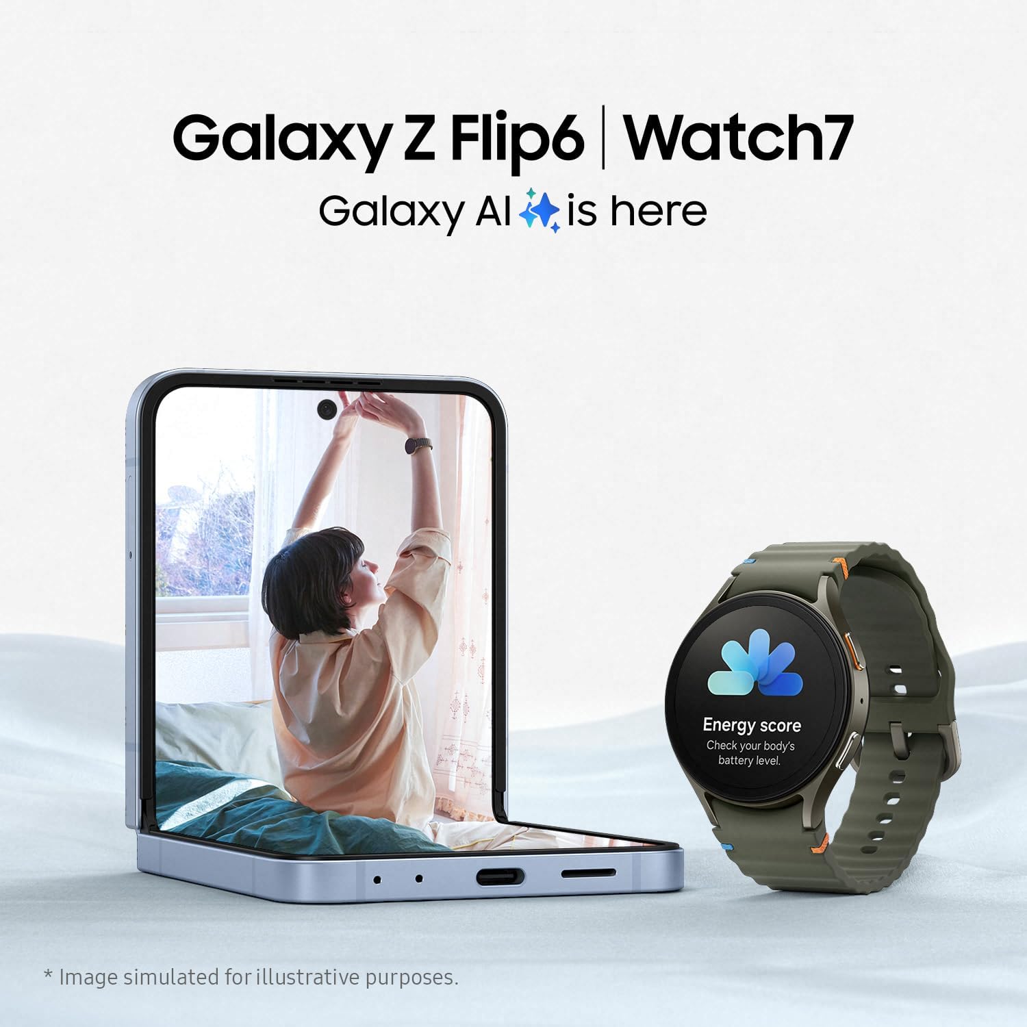 New Global version Samsung Galaxy Watch7 with Galaxy AI 44mm Bluetooth Smart Watch Health Monitoring Fitness Tracker