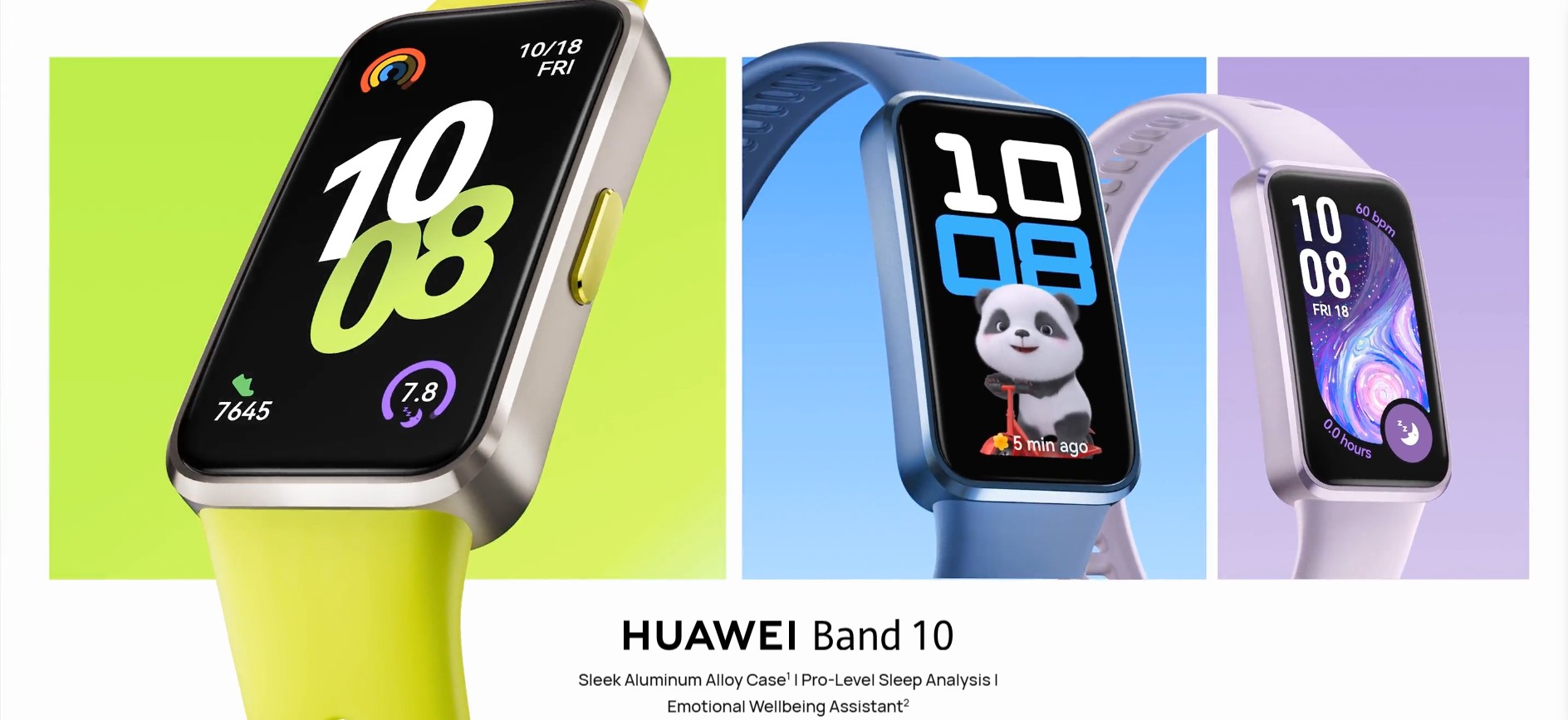 2025 NEW HUAWEI Band 10 Smartwatch AMOLED Screen NFC Heartrate BLood Oxygen Fitness Smart Band