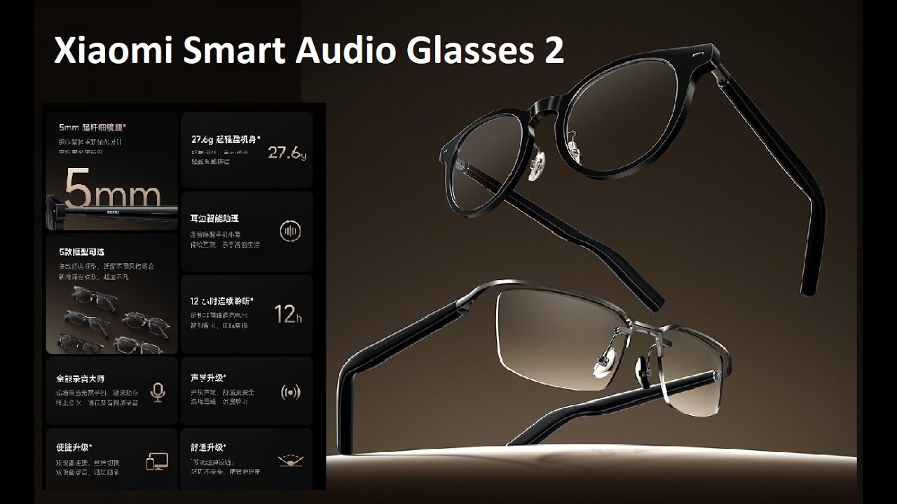 2025 New Xiaomi Audio Glasses 2 Mijia Glasses