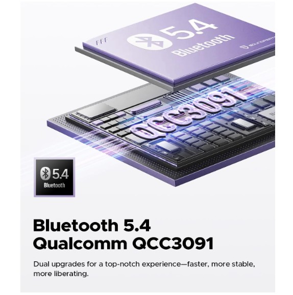 New SoundPEATS Air5 Wireless Earbuds Hi-Res with aptX Adaptive Lossless Semi-In-Ear Bluetooth 5.4 Earphones