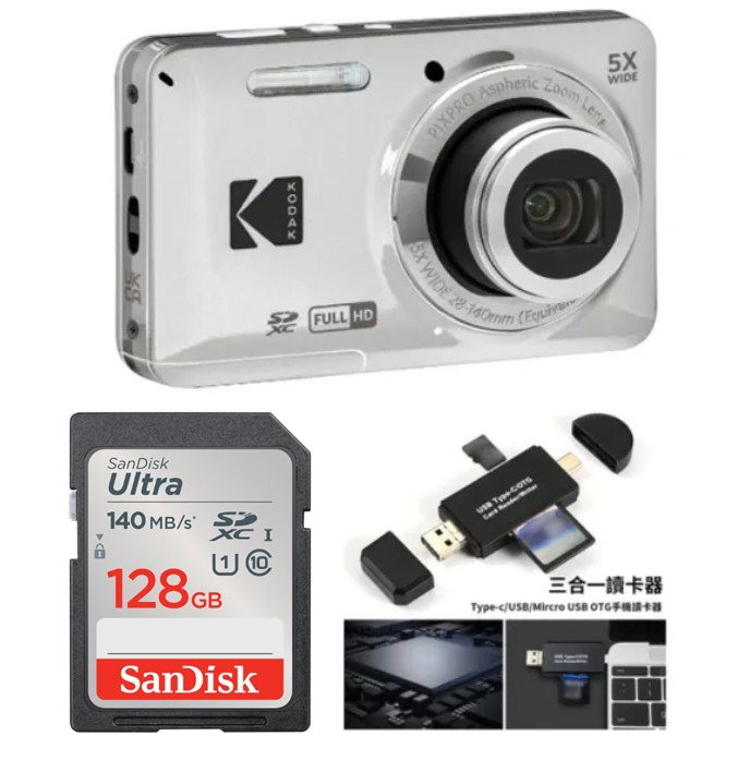 NEW KODAK PIXPRO FZ55 16MP Digital Camera