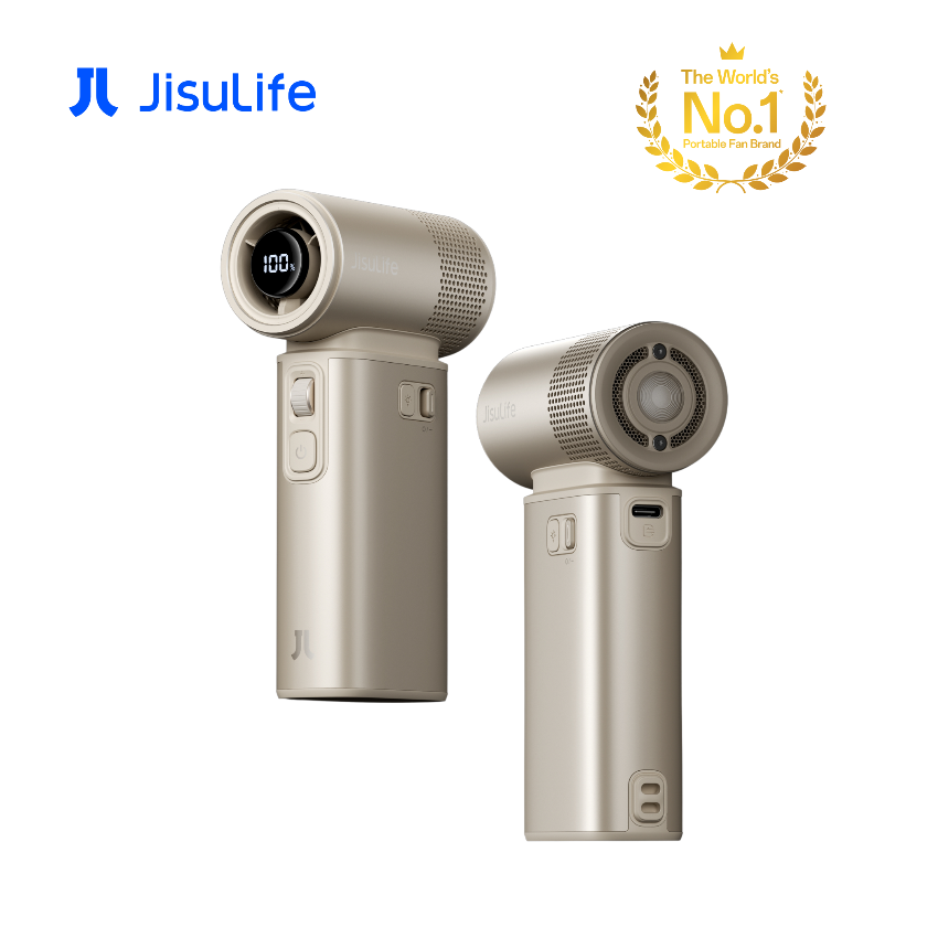 2025 NEW JisuLife Ultra 2 Handheld Fan 100W 9000mAh high-capacity battery