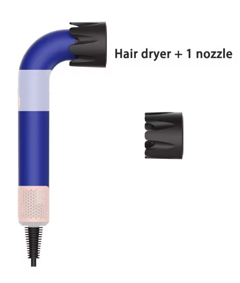 NEW HD18 high-power hair dryer dries hair quickly lightweight body, low noise comes with various types of air nozzles
