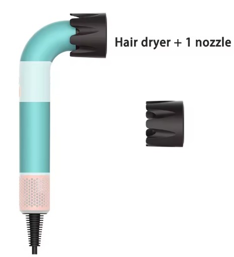 NEW HD18 high-power hair dryer dries hair quickly lightweight body, low noise comes with various types of air nozzles