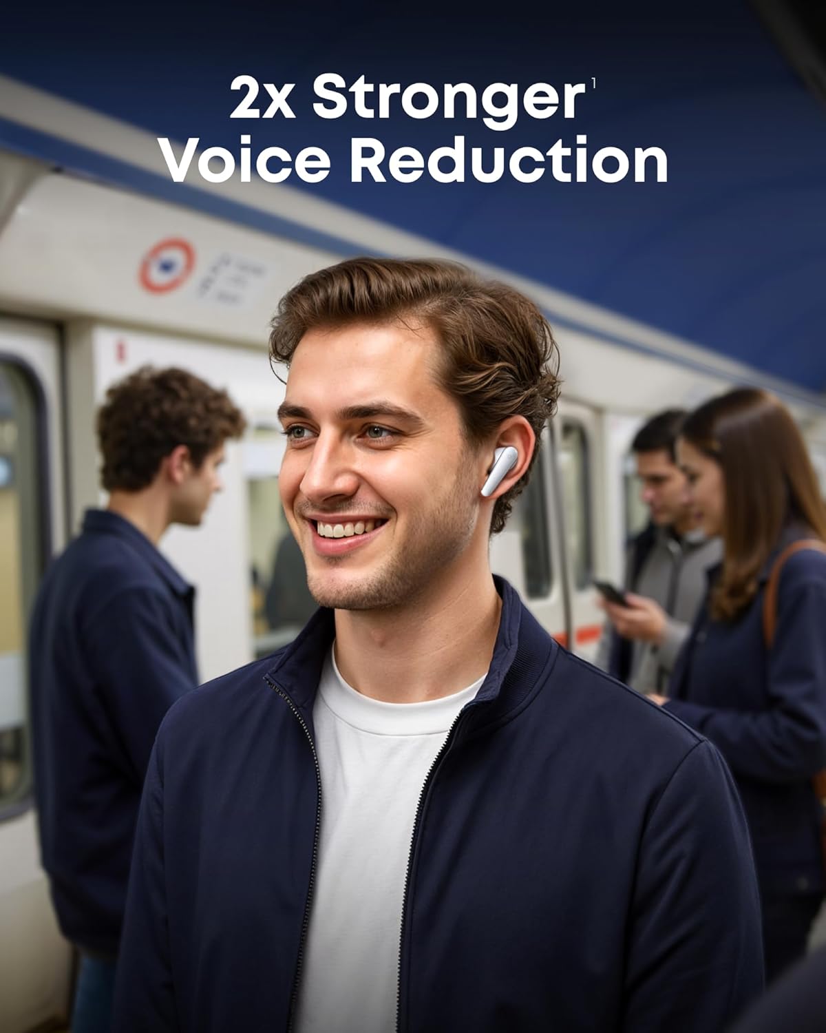 New Soundcore Liberty 5 by Anker Noise-Cancelling Wireless Earbuds 2x Stronger Voice Reduction Real-Time Adaptive Noise Cancellation