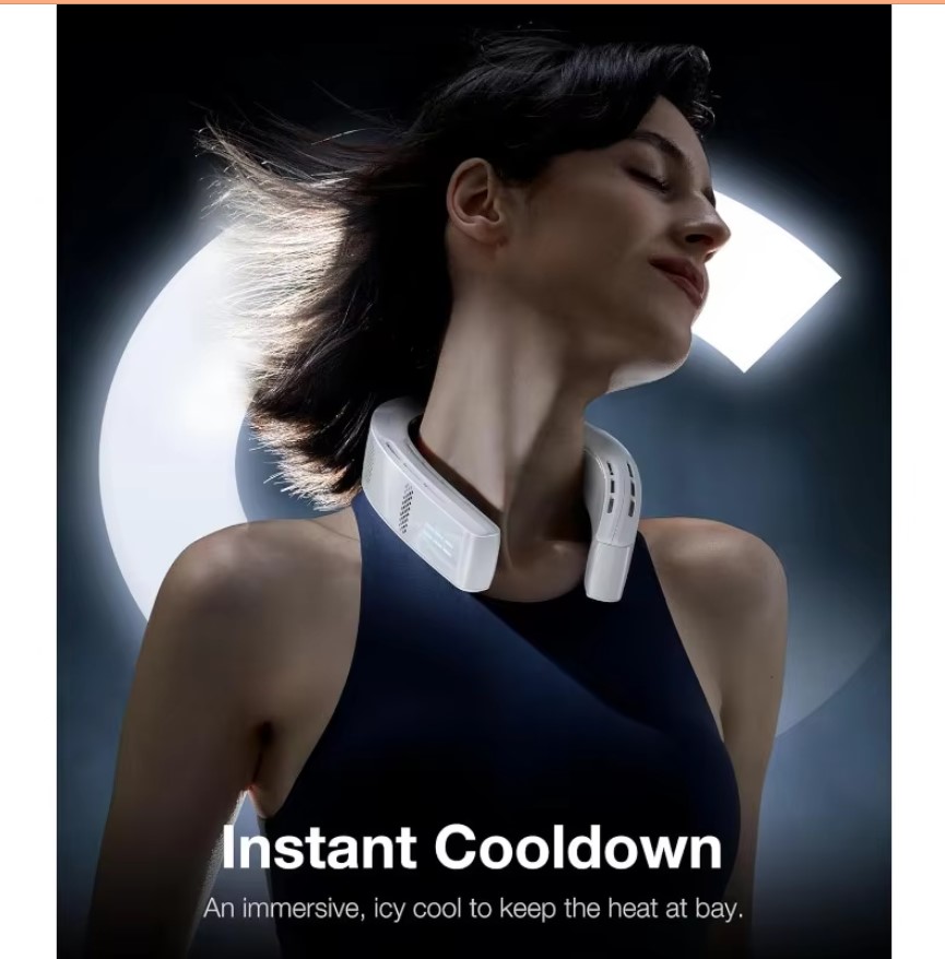 NEW TORRAS COOLIFY 3 Neck Air Conditioner Extreme Cooling Version Neck Fan, Full-body Cooling Portable Fan