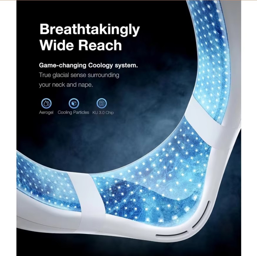 NEW TORRAS COOLIFY 3 Neck Air Conditioner Extreme Cooling Version Neck Fan, Full-body Cooling Portable Fan