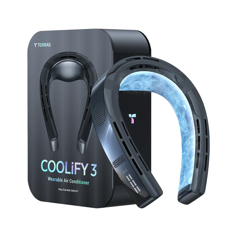 NEW TORRAS COOLIFY 3 Neck Air Conditioner Extreme Cooling Version Neck Fan, Full-body Cooling Portable Fan