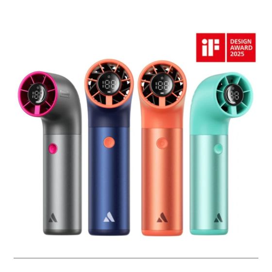 New Aecooly Portable Handheld Fan Powerful Turbo Mini Fan 19000 RPM High Speed