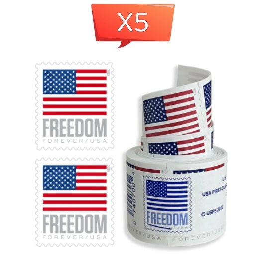 US FLAG 2023 5 Rolls(500 Pcs)