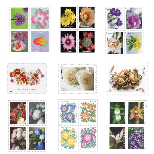 Flower Blind Box Stamps 1000PCS