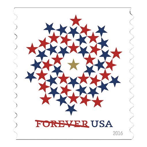 Patriotic Spiral Stars 2016