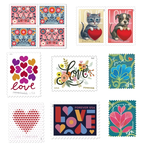 Love Blind Box Stamps 500PCS