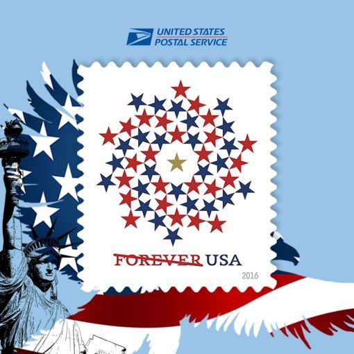 Patriotic Spiral Stars 2016