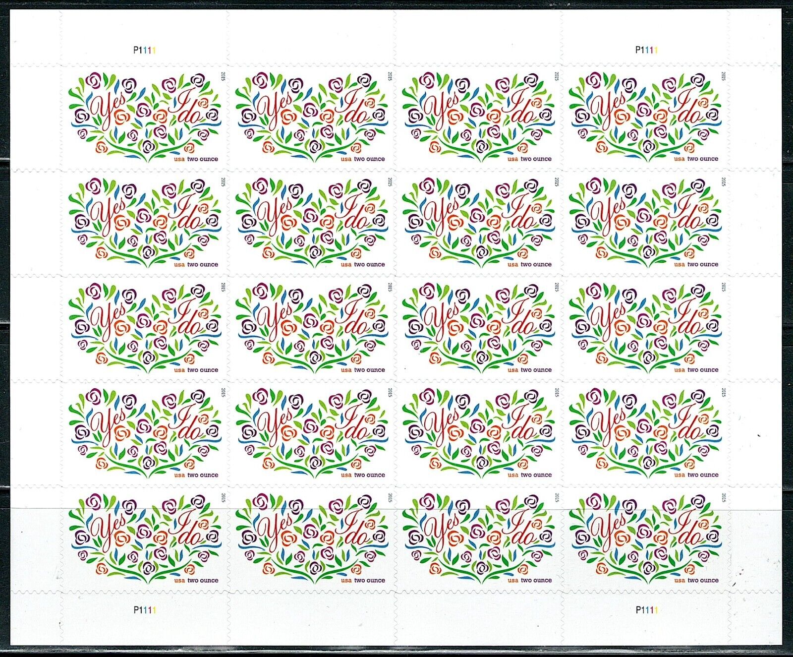 2015 Yes I do (Two Ounce Stamps)