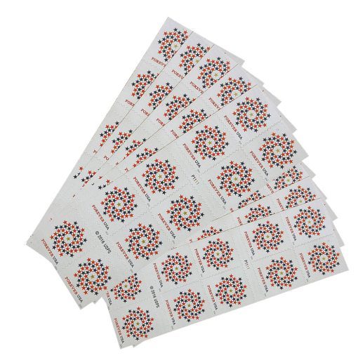 Patriotic Spiral Stars 2016