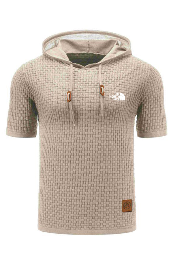 Pull tricoté à manches courtes - Homme