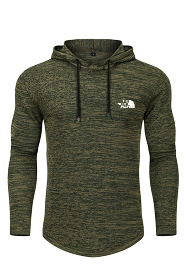 Pull athlétique slim à manches longues - Homme