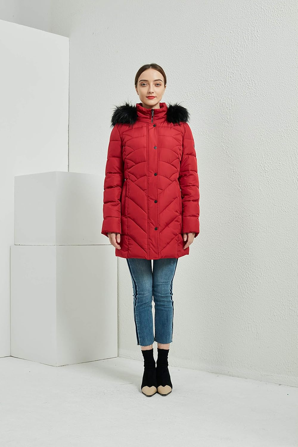 Femme-Manteau alternatif en duvet 2023