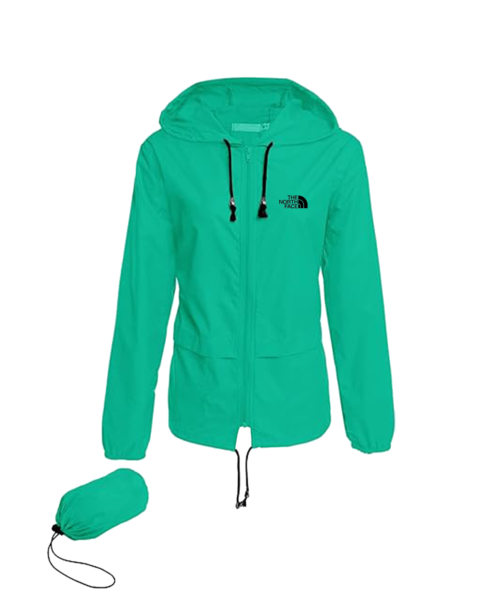 Femme -Vestes de pluie imperméables légères, coupe-vent à capuche extérieur pliable