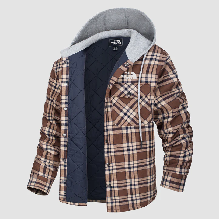 Homme - Chaqueta camisera de franela para hombre