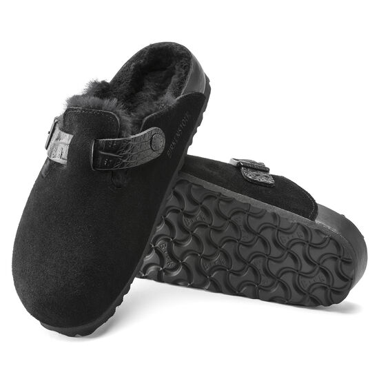 Boston Shearling Suede Leather