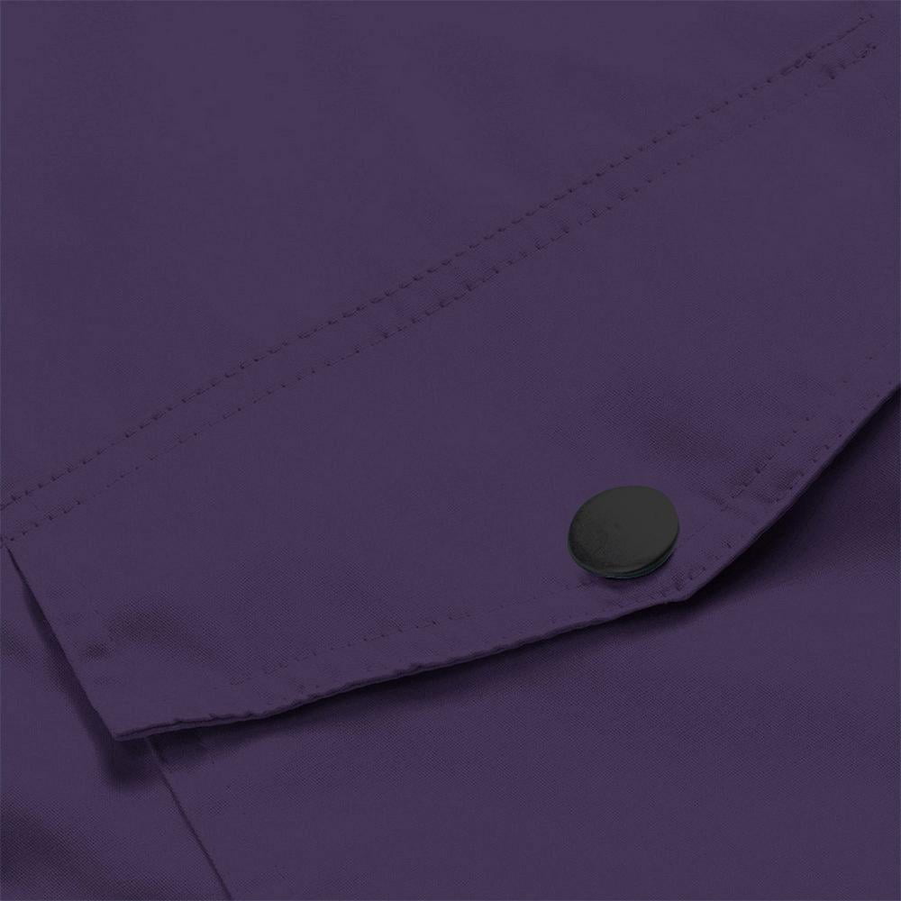 Giacca a vento con cappuccio in pile da donna