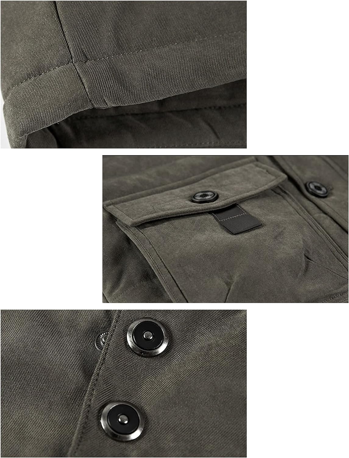 Parkas à capuche avec veste en fourrure - Homme