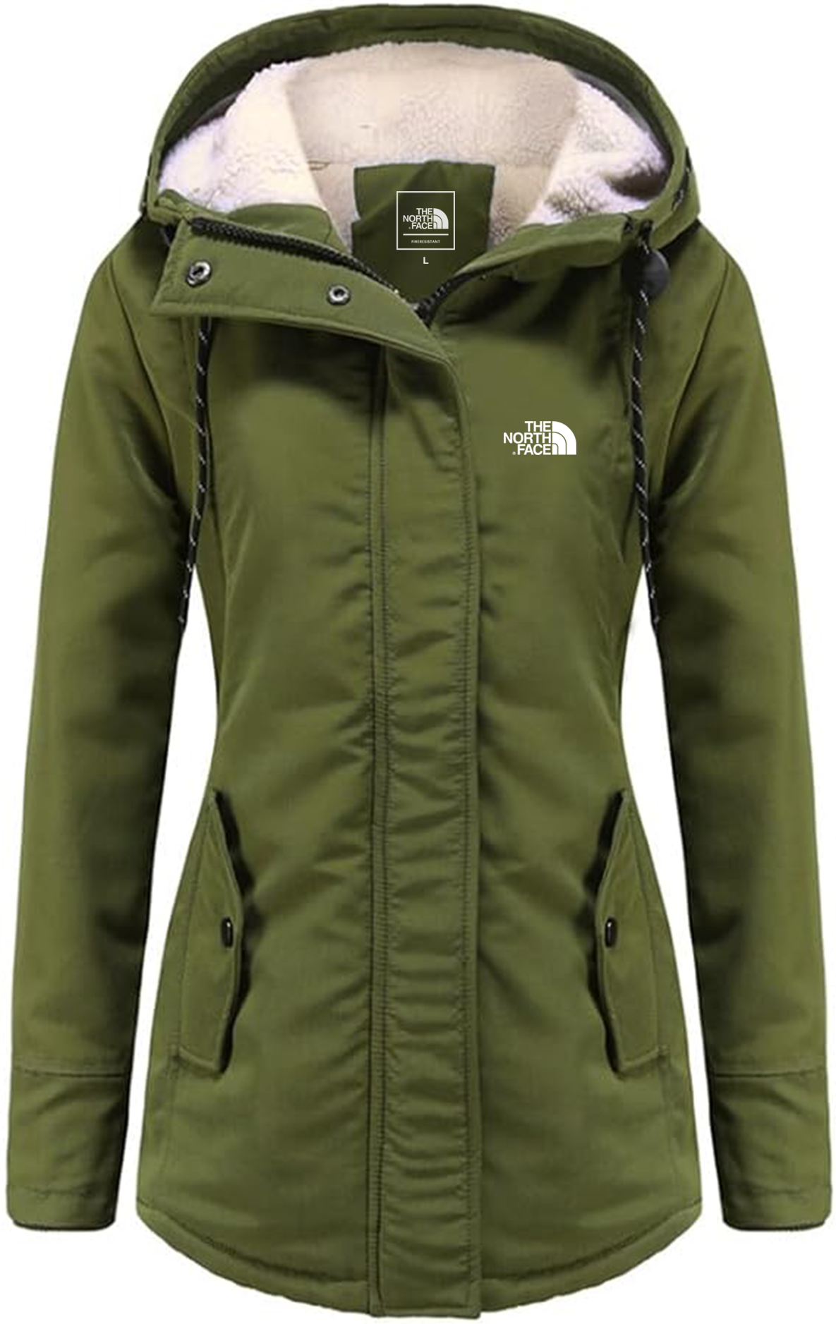 Donna - Parka foderato in pile impermeabile