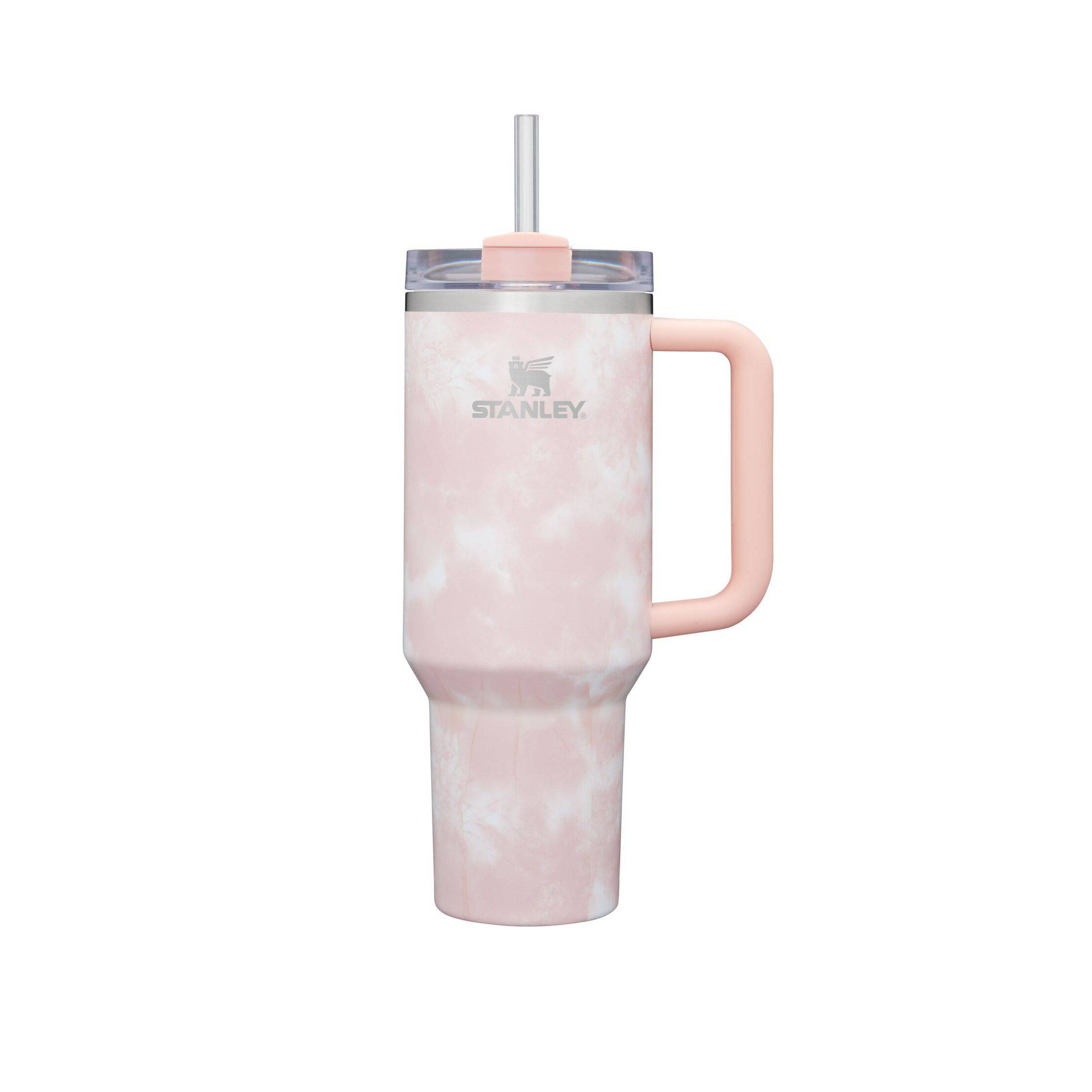 Stanley Mistletoe Twist 40oz Steel H2.0 FlowState Quencher Tumbler