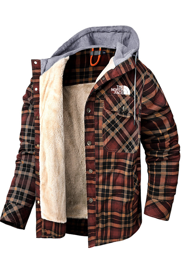 2023 NOUVEAU Polaire à manches longues rembourré à capuche - Homme