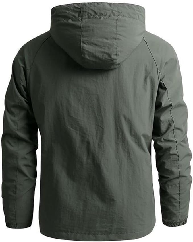 Homme -  veste coupe-vent à capuche