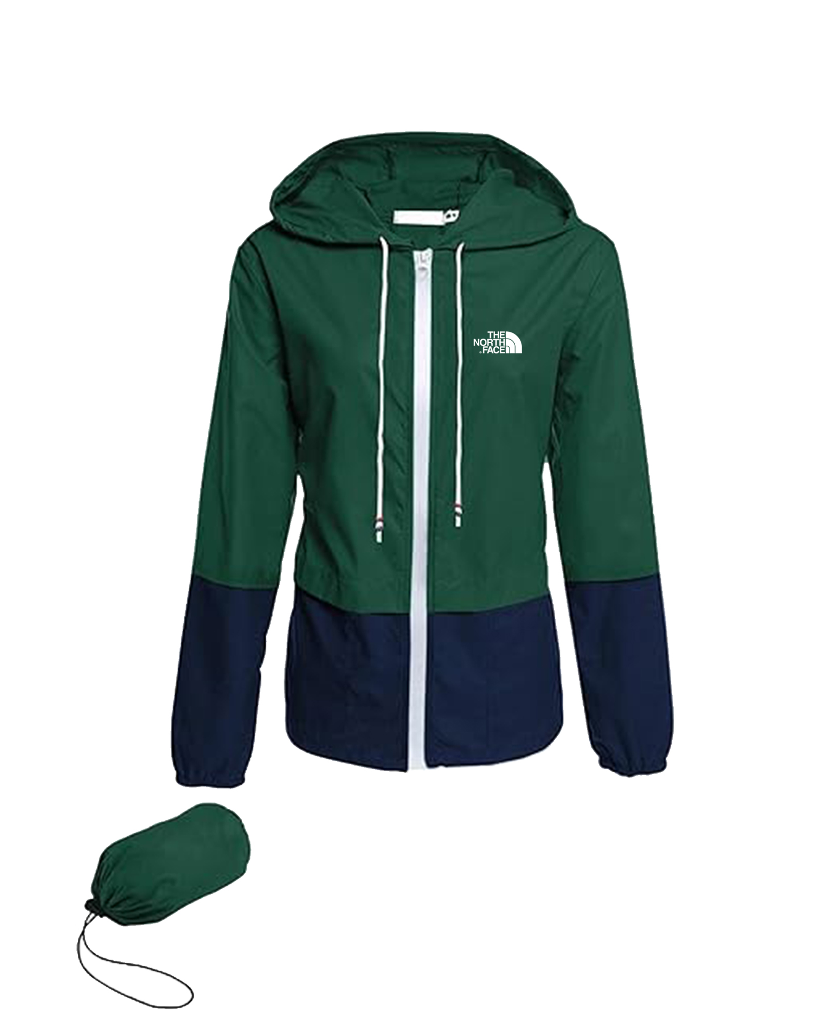 Femme -Vestes de pluie imperméables légères, coupe-vent à capuche extérieur pliable