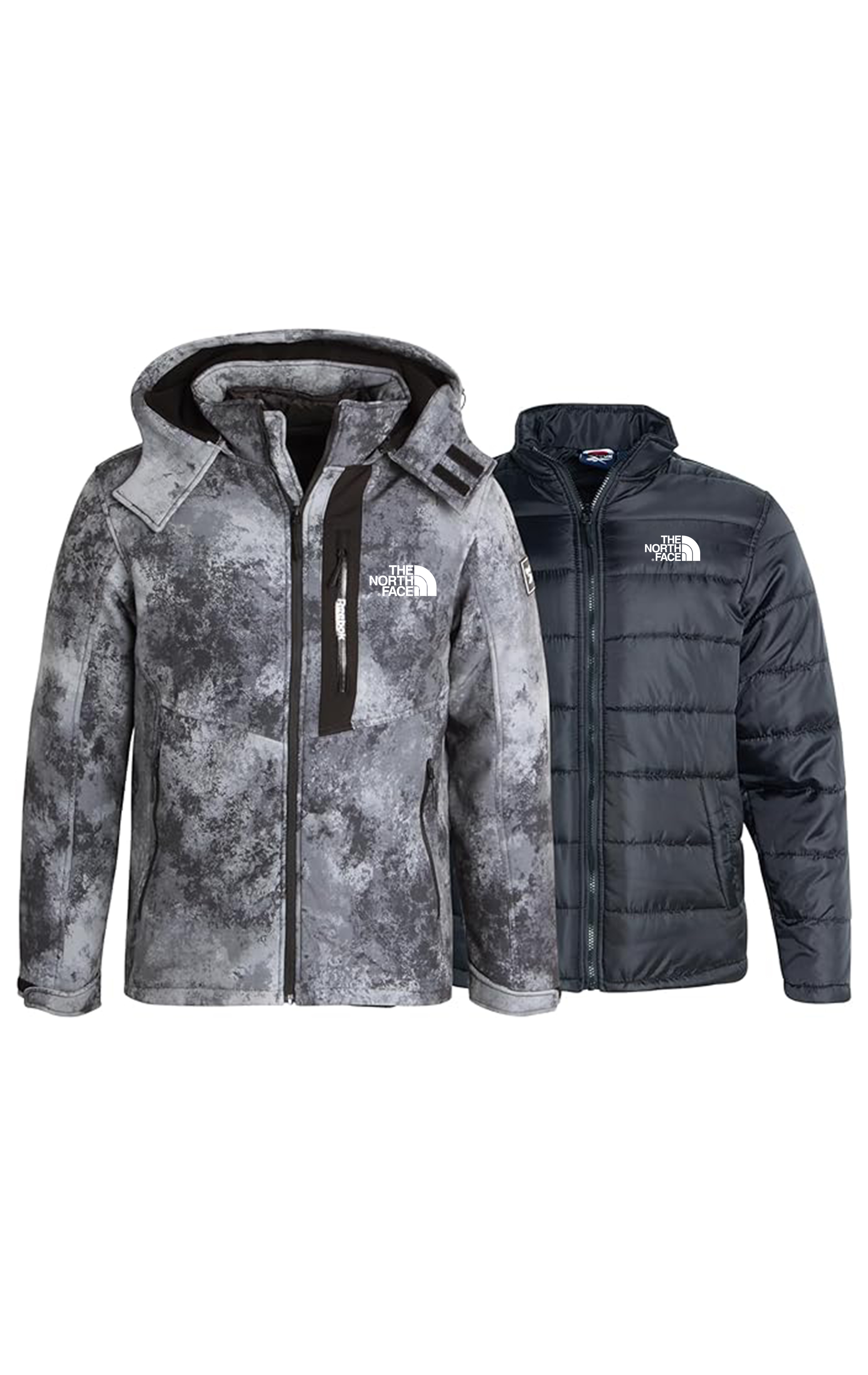 Homme -  Veste softshell d'hiver avec coque amovible