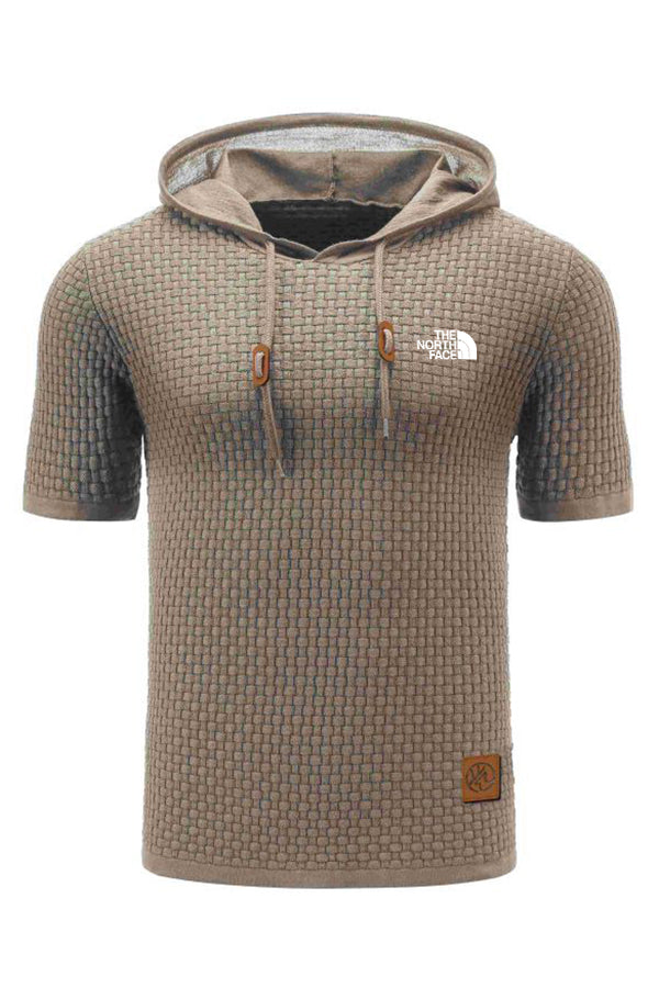 Pull tricoté à manches courtes - Homme