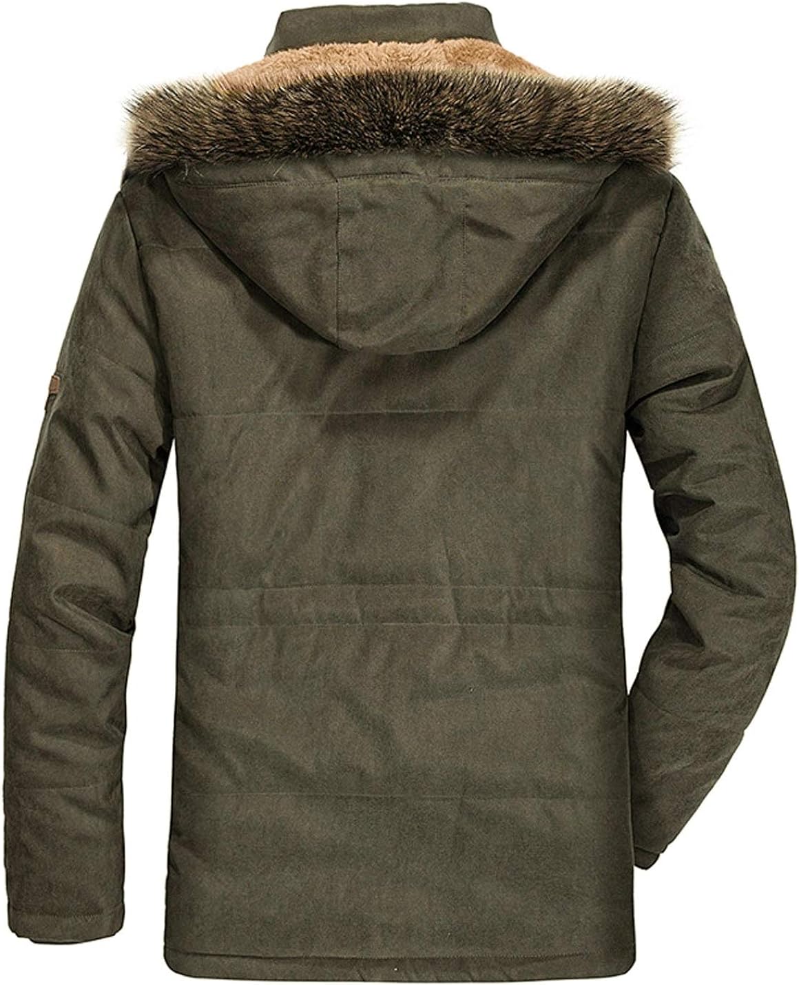 Parkas à capuche avec veste en fourrure - Homme