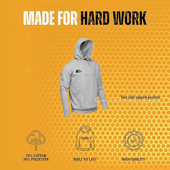 Felpa con cappuccio Heather essenziale per abbigliamento da lavoro