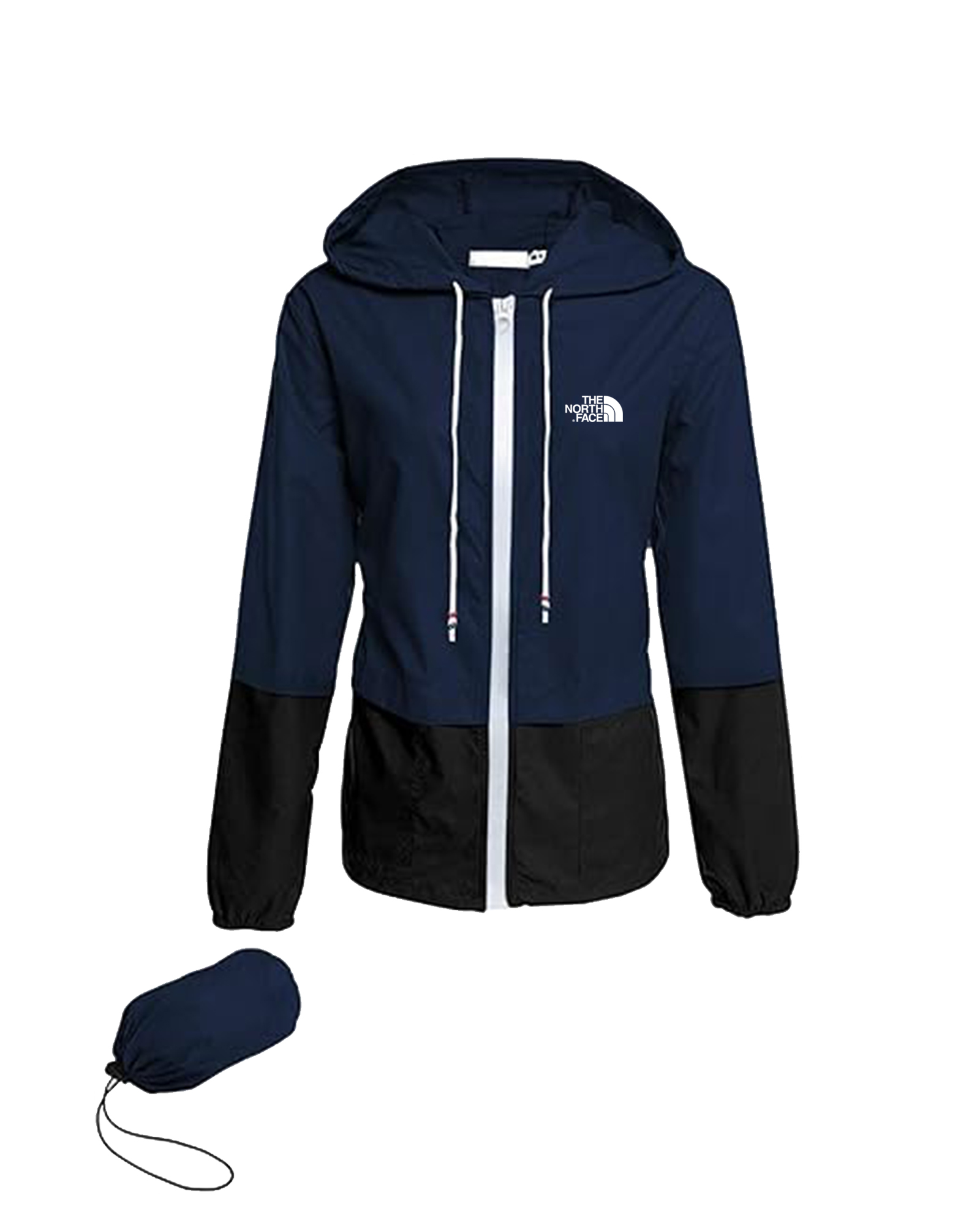 Femme -Vestes de pluie imperméables légères, coupe-vent à capuche extérieur pliable