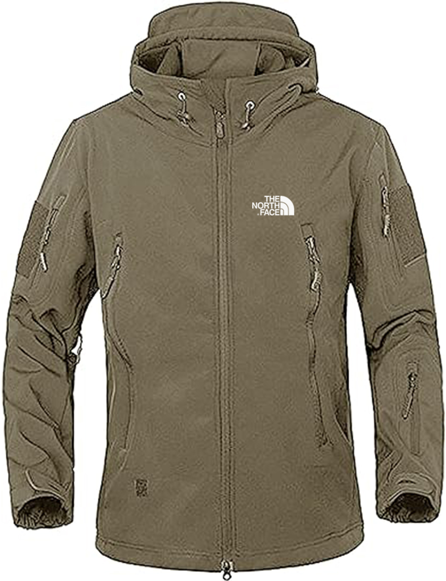 Homme - Veste Softshell Doublure Polaire Manteau Extérieur Camouflage