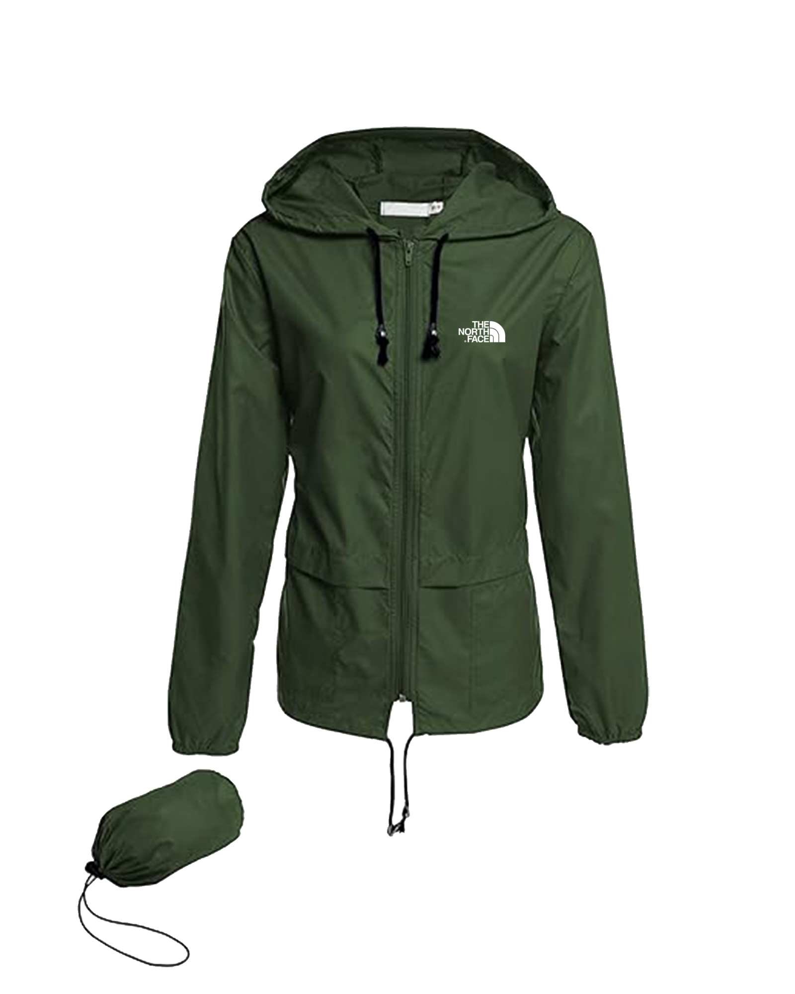 Femme -Vestes de pluie imperméables légères, coupe-vent à capuche extérieur pliable