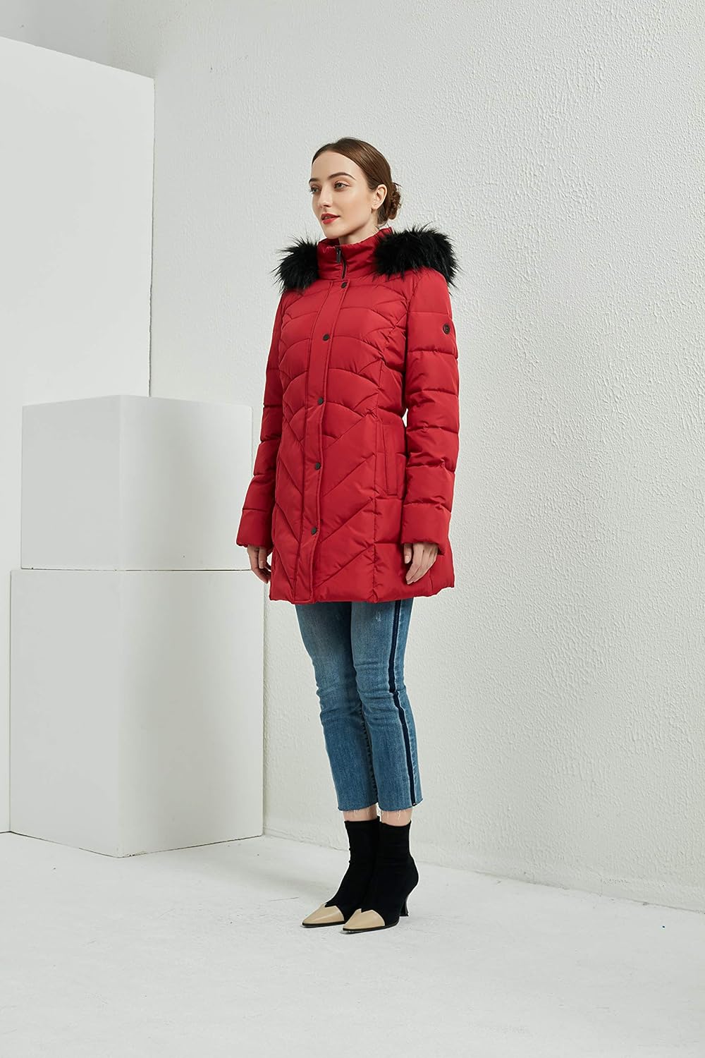 Femme-Manteau alternatif en duvet 2023