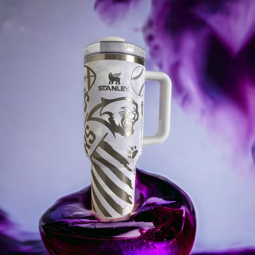 Stanley x Starbucks Limited Edition 40oz Steel H2.0 FlowState Quencher Tumbler