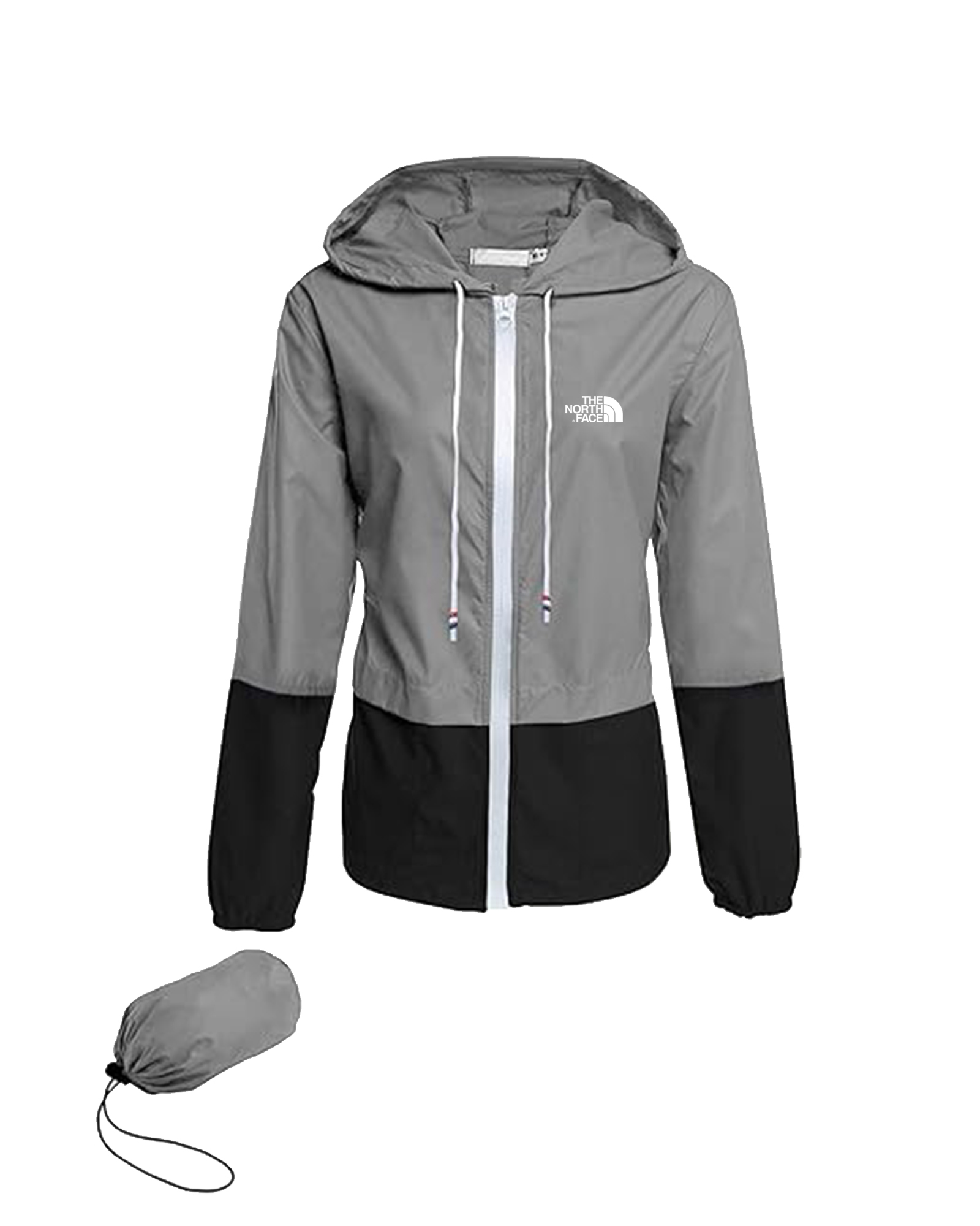 Femme -Vestes de pluie imperméables légères, coupe-vent à capuche extérieur pliable