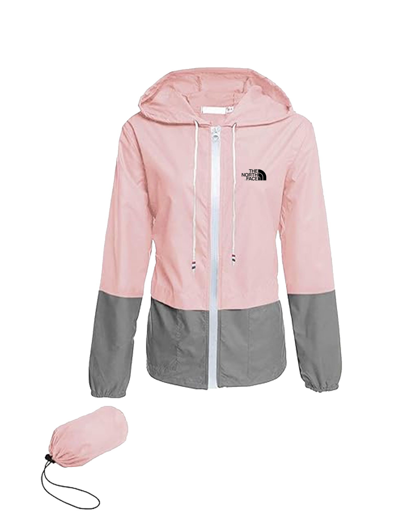 Femme -Vestes de pluie imperméables légères, coupe-vent à capuche extérieur pliable