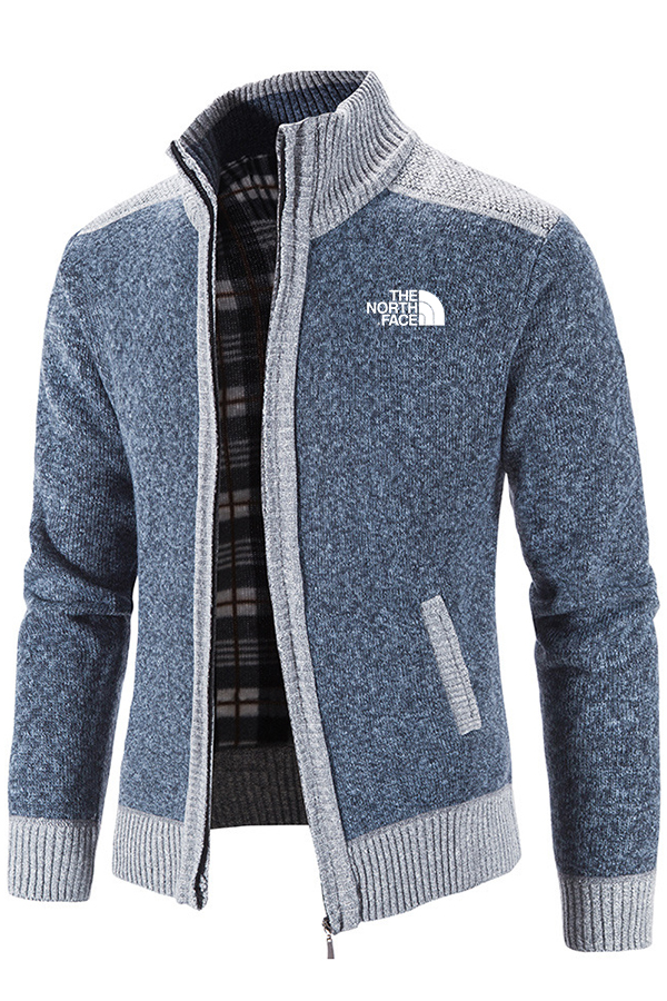 Pull en tricot épais en polaire Cardigan décontracté ample - Homme